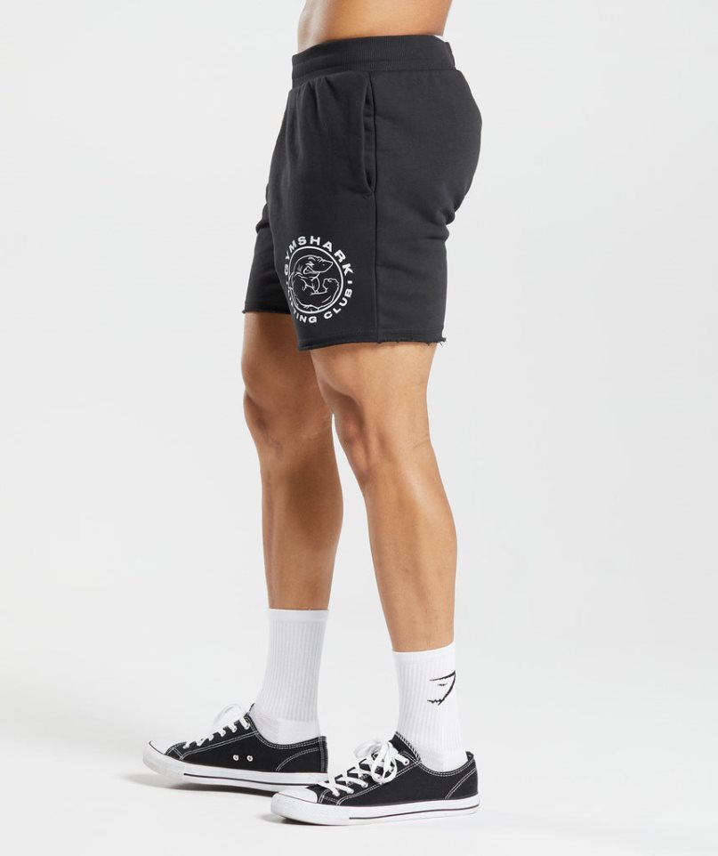 Men's Gymshark Legacy Shorts Black | CA 1A8076